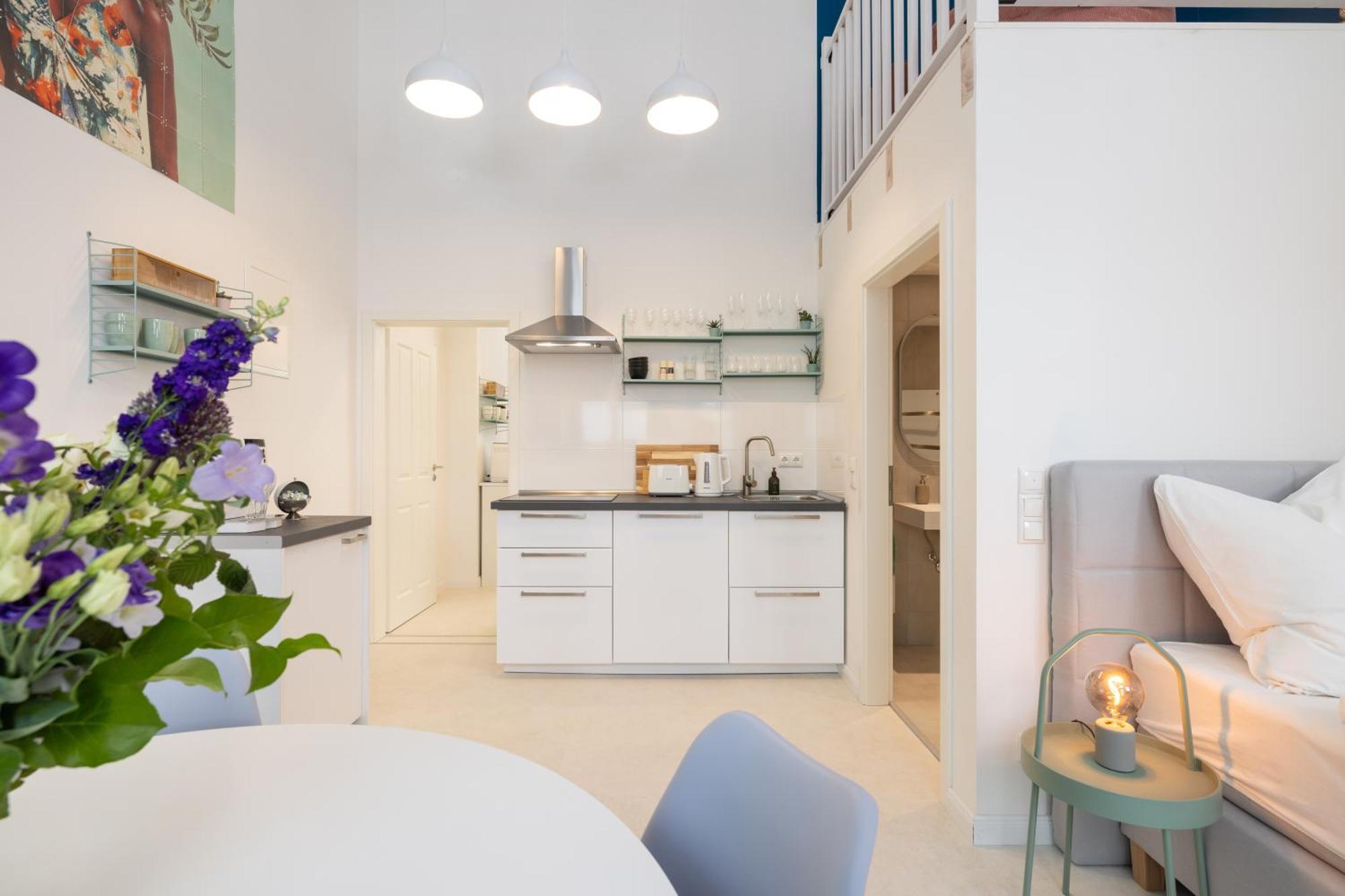 Great 2-Room Loft With 2 Bathrooms And 2 Kitchen Berlin Bagian luar foto