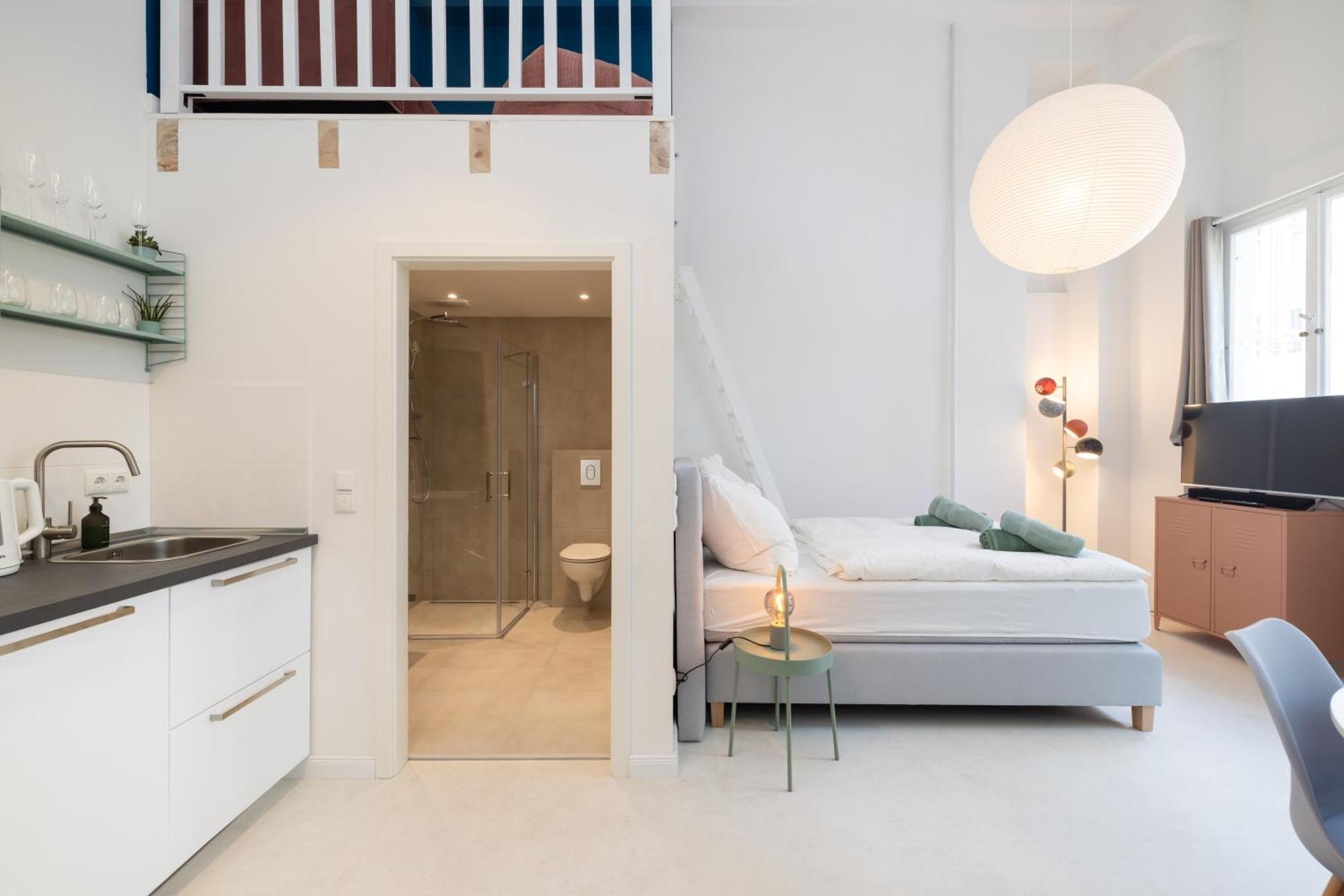 Great 2-Room Loft With 2 Bathrooms And 2 Kitchen Berlin Bagian luar foto