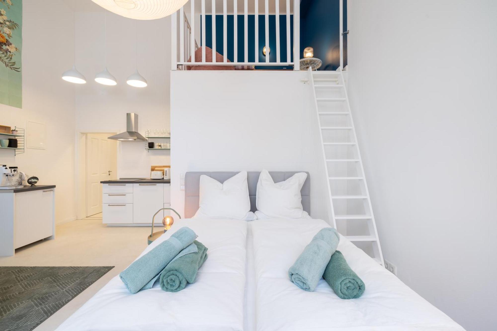 Great 2-Room Loft With 2 Bathrooms And 2 Kitchen Berlin Bagian luar foto