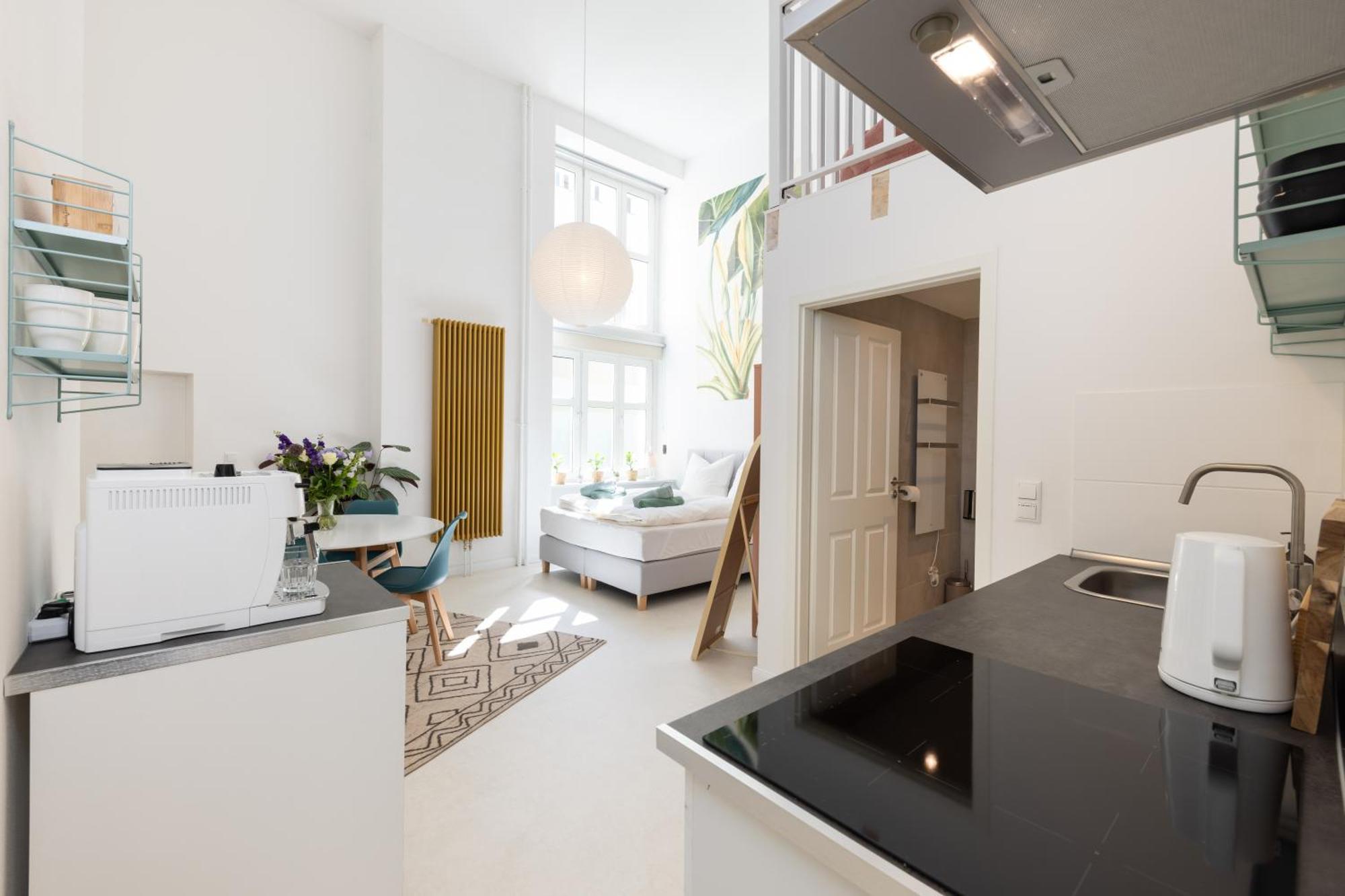 Great 2-Room Loft With 2 Bathrooms And 2 Kitchen Berlin Bagian luar foto