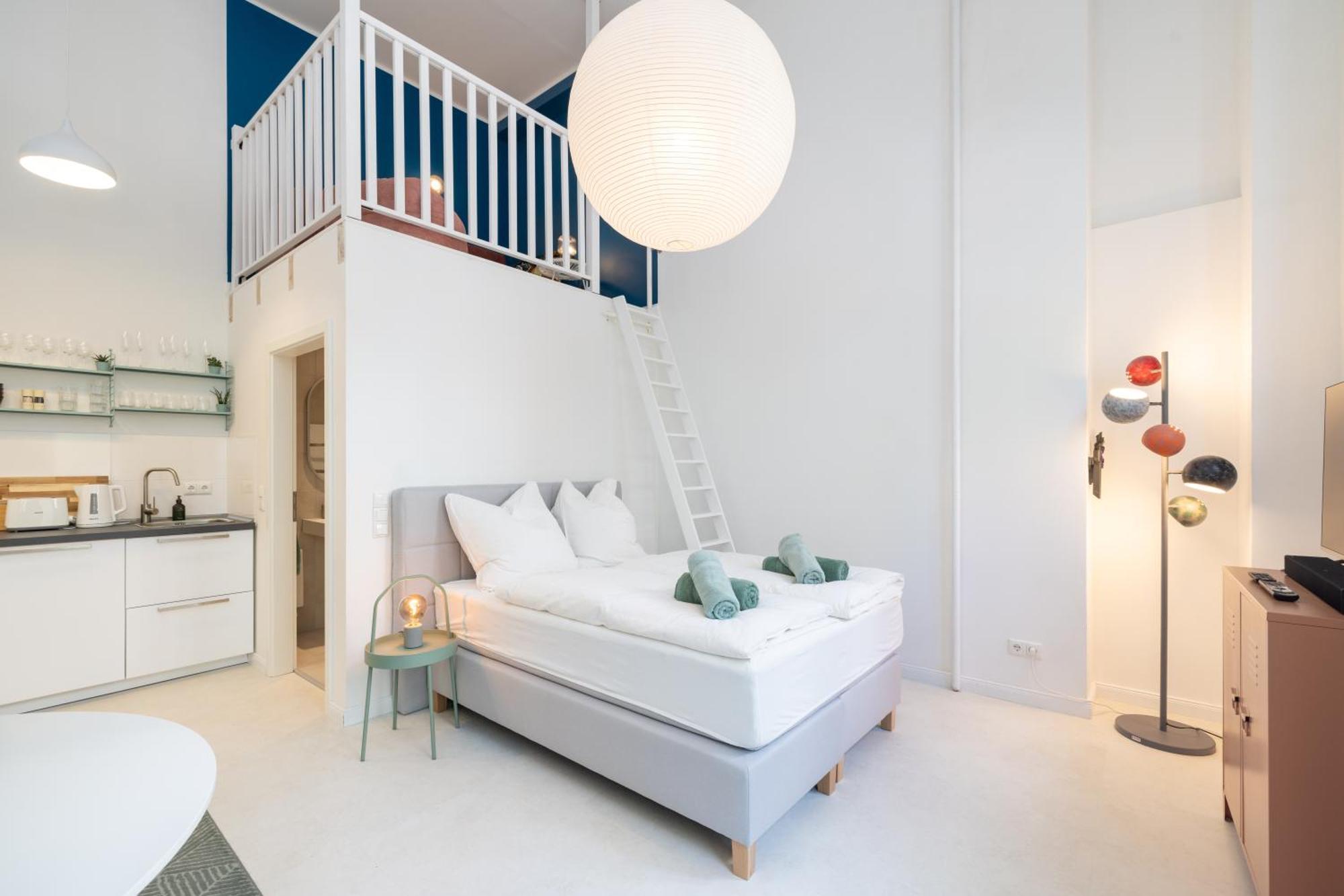Great 2-Room Loft With 2 Bathrooms And 2 Kitchen Berlin Bagian luar foto