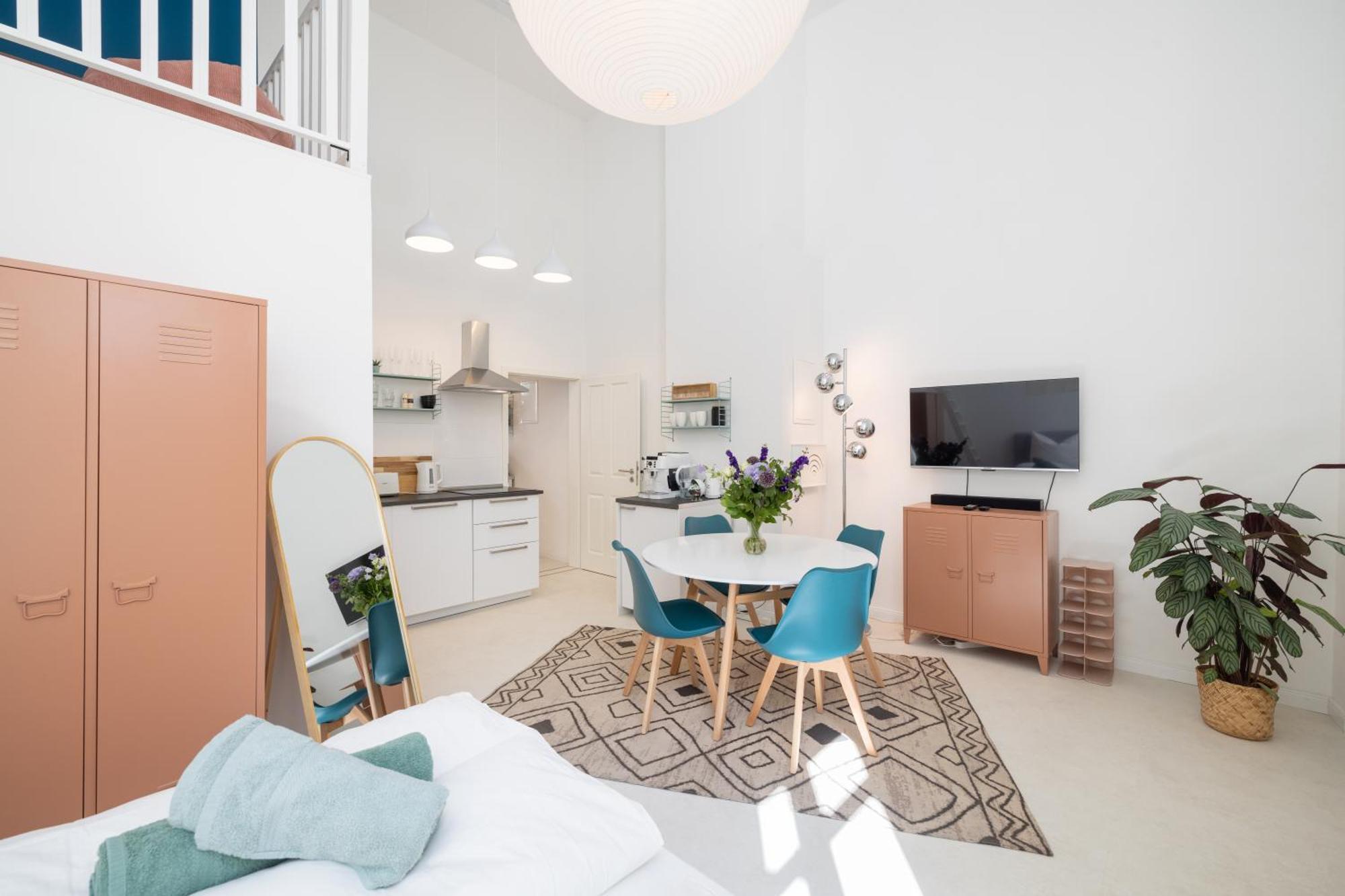 Great 2-Room Loft With 2 Bathrooms And 2 Kitchen Berlin Bagian luar foto