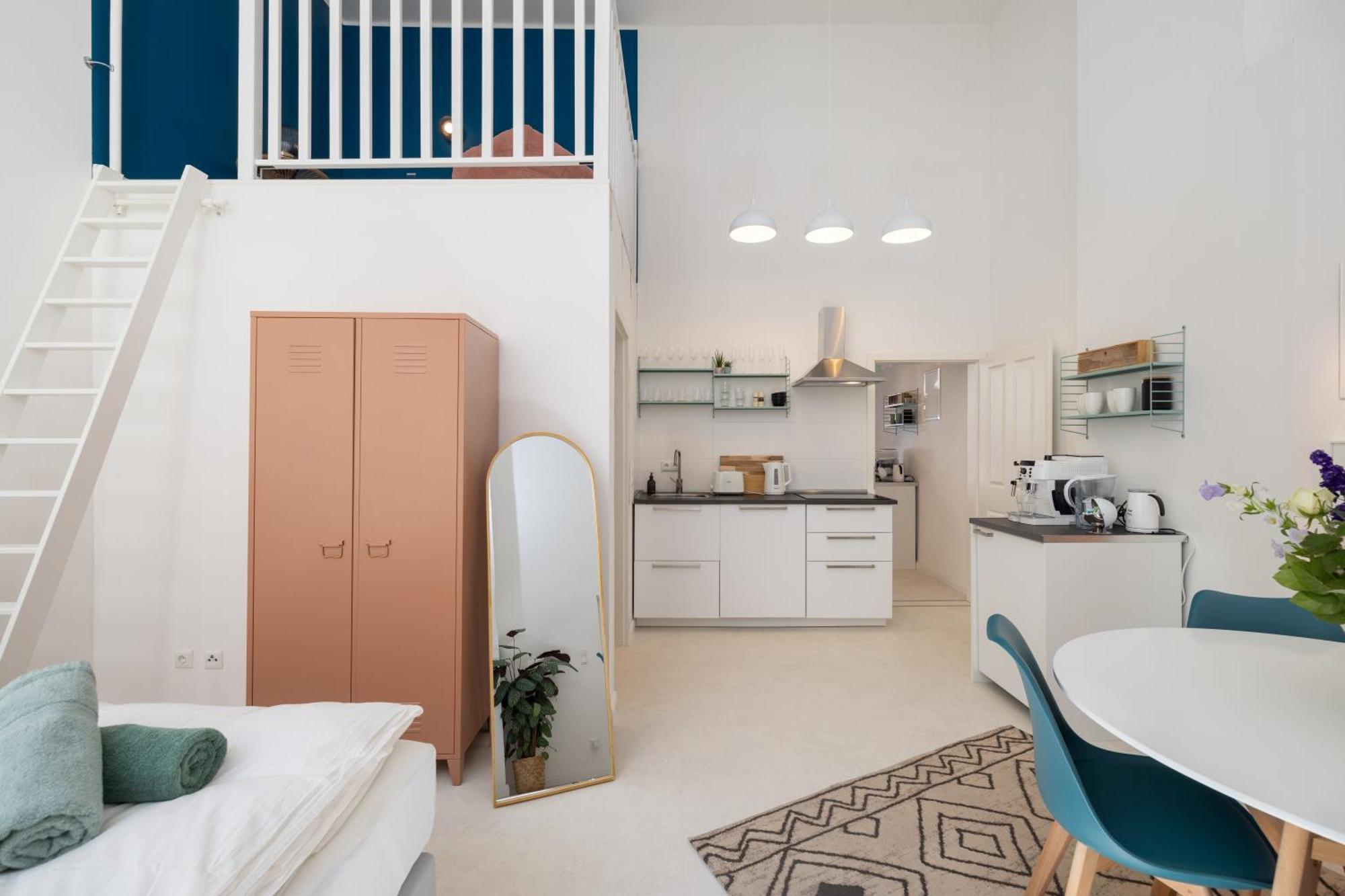 Great 2-Room Loft With 2 Bathrooms And 2 Kitchen Berlin Bagian luar foto